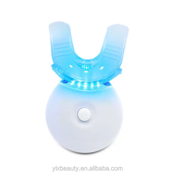 Batteries Included Teeth Whitening LED Light 5X LED Accelerator Light and Tray Teeth Whitener