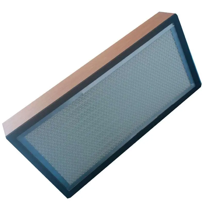 Wooden Frame HEPA Filter 0.3 Micron Filtro Filter Media