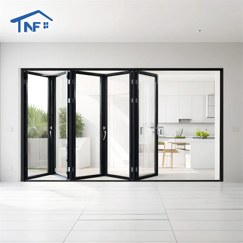 AS2047 Vanguard Solutions Commercial Aluminium Bi-fold Doors Modern Design Folding Sliding Windows Cafe Shops Australia Standard