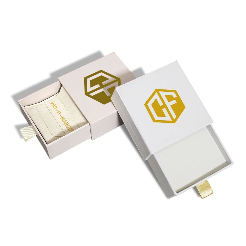 Custom Jewelry Eco-friendly Board Drawer Box Gift Packaging Shipping Cardboard Box and Luxury Packing For Jewelry Boxes