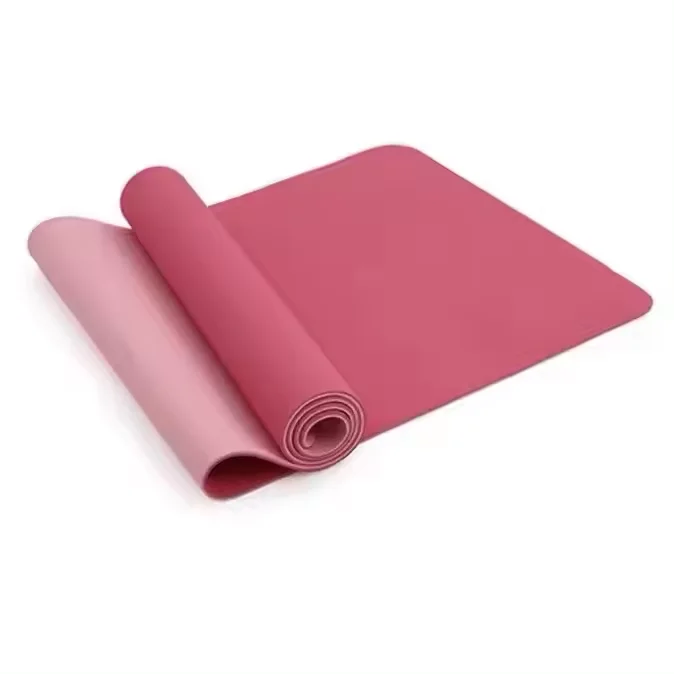 Shock-absorbing Sound-absorbing Non-slip Yoga Mat for Gyms and Families PVC