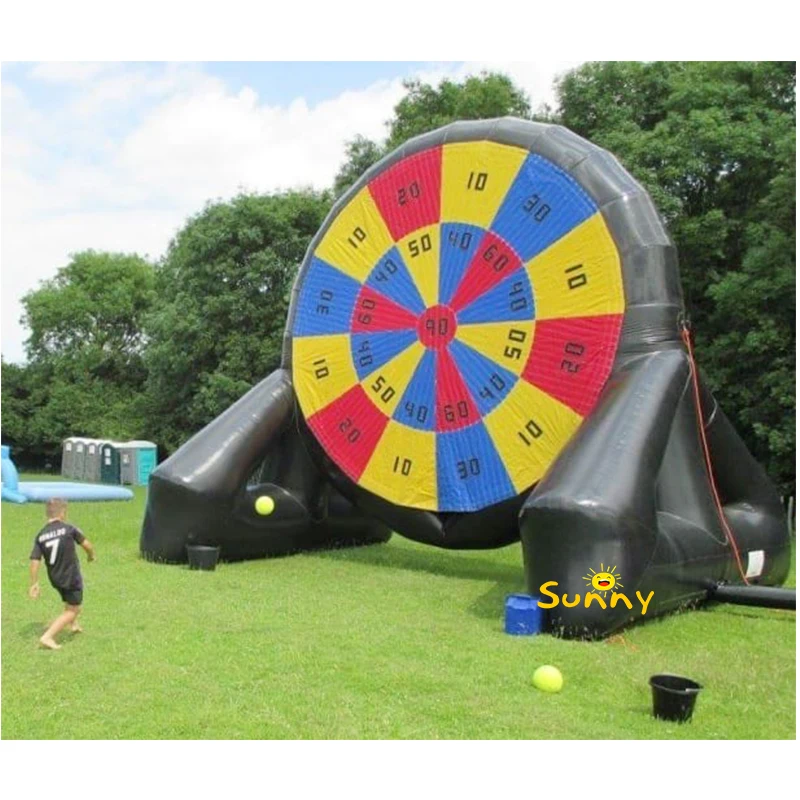 Commercial Usage Dartboard Inflatable Toys For Kids  Football Dartboard Soccer Darts Board Games For Sale