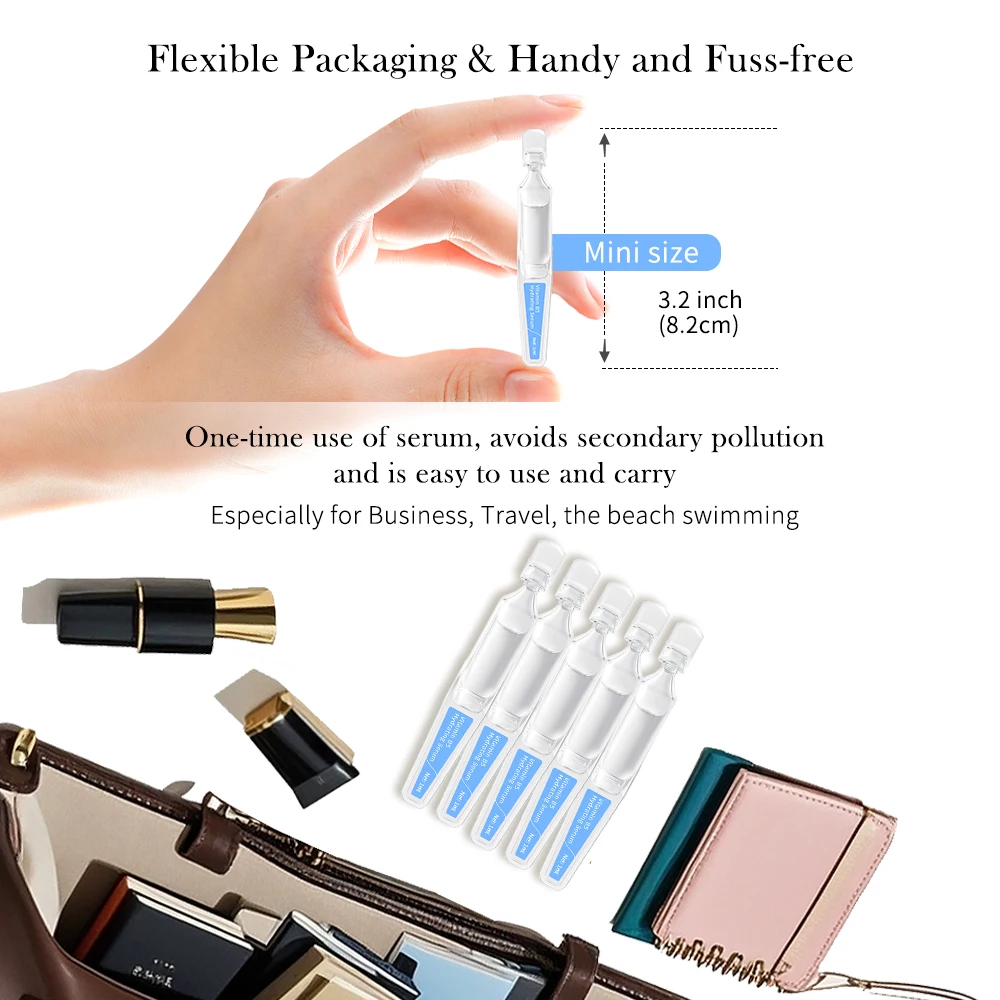 Advanced Hyaluronic Acid Vitamin B5 Hydrating Face Serum Tubes for Nourish & Calm Troubled Skin  |  Krone Skincare Manufacturer