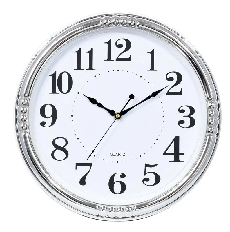 14 Inch New Design Silent Decoration House Unique Wall Clocks for Sale Living Room Plastic Art Deco Needle Quartz Anniversary