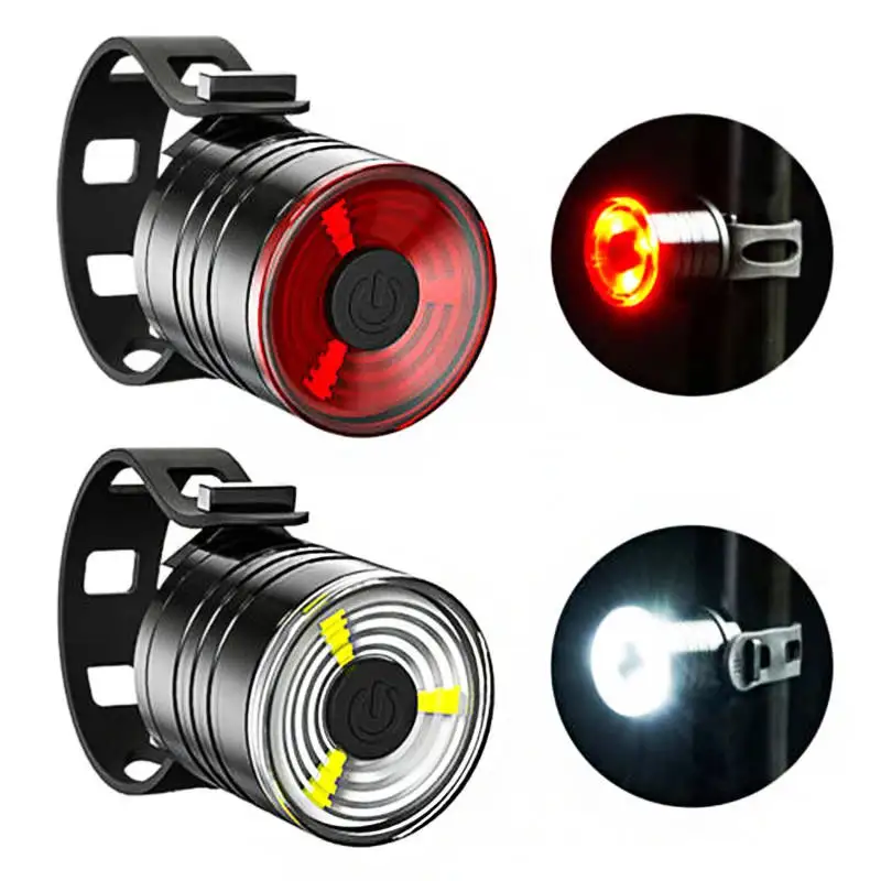 OEM/ODM Bicycle Light MTB Bike Taillight Headlight LED Bike Front Rear Head Lamp Outdoor Night Warning Cycling Lighting