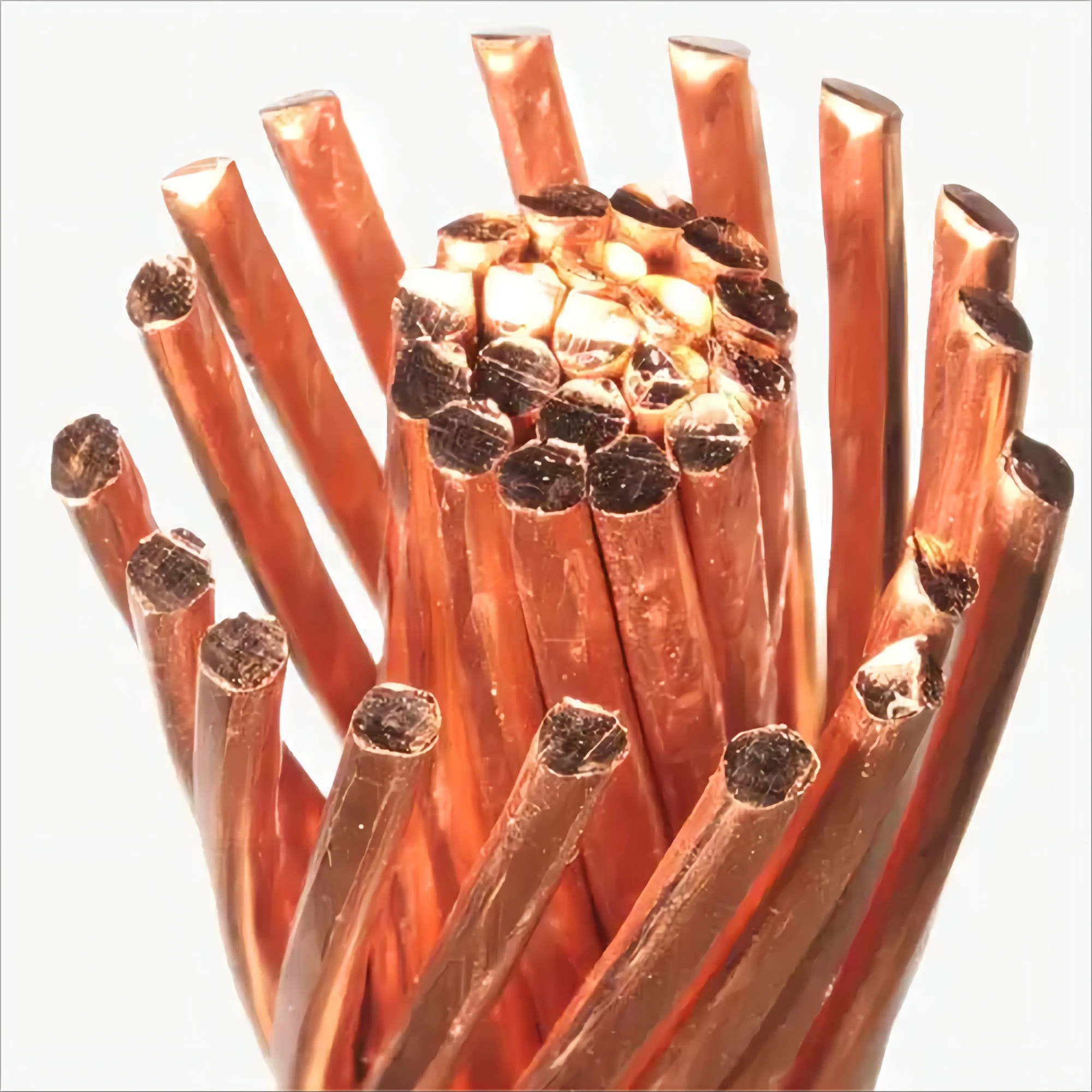 High quality 99.9% purity Mill berry Copper Wire Scrap  that stripped from the cables