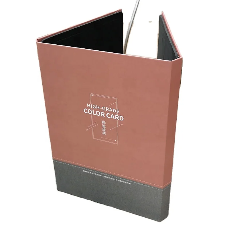 Custom Color Card Display Chart Book, PVC door/ window,steel,aluminium and timber ones Sample Folder Display Book