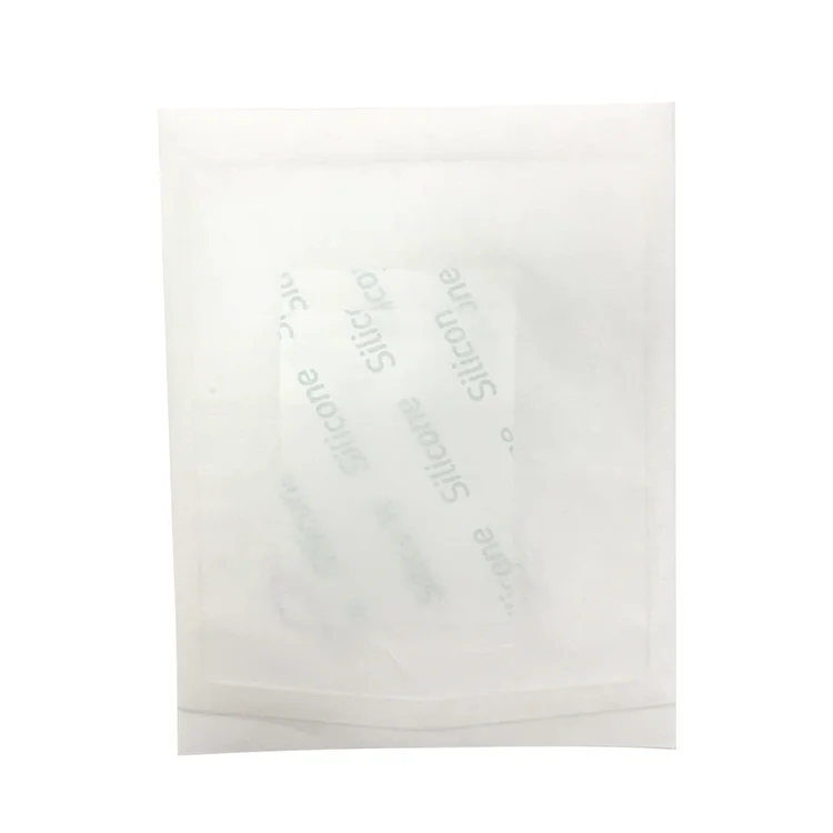 factory customized medical porous silicone gel anti-adhesive foam wound care dressing with border