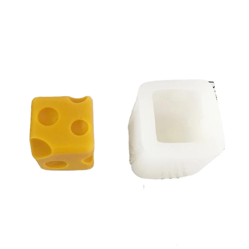 
Fusimai Amazon Hot Sale 3d Resin Mousse Cake Ice Cream Sugar Mould Hand Soap Square Cheese Silicone Candle Molds 