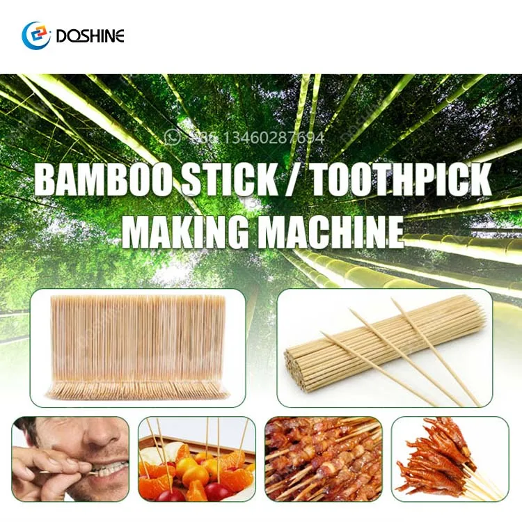 Automatic Barbecue Incense Agarbatti Toothpick Bamboo Skewer Stick Making