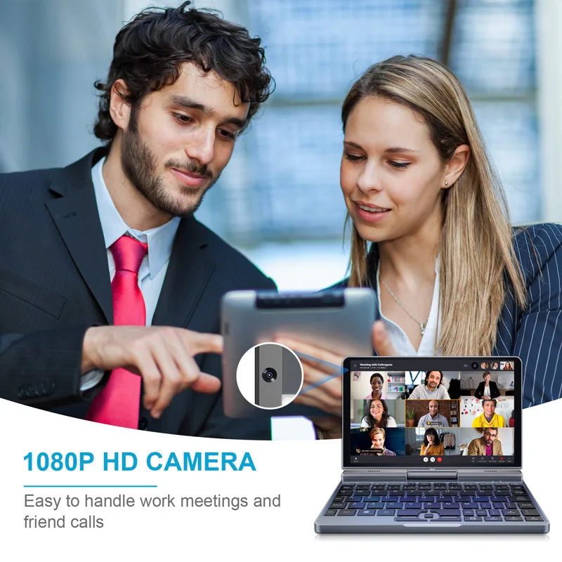 Elevate Your Gaming Pocket Win 11 Quad Core Mini Laptop with Intel Processor Touch Screen High Quality IPS Screen