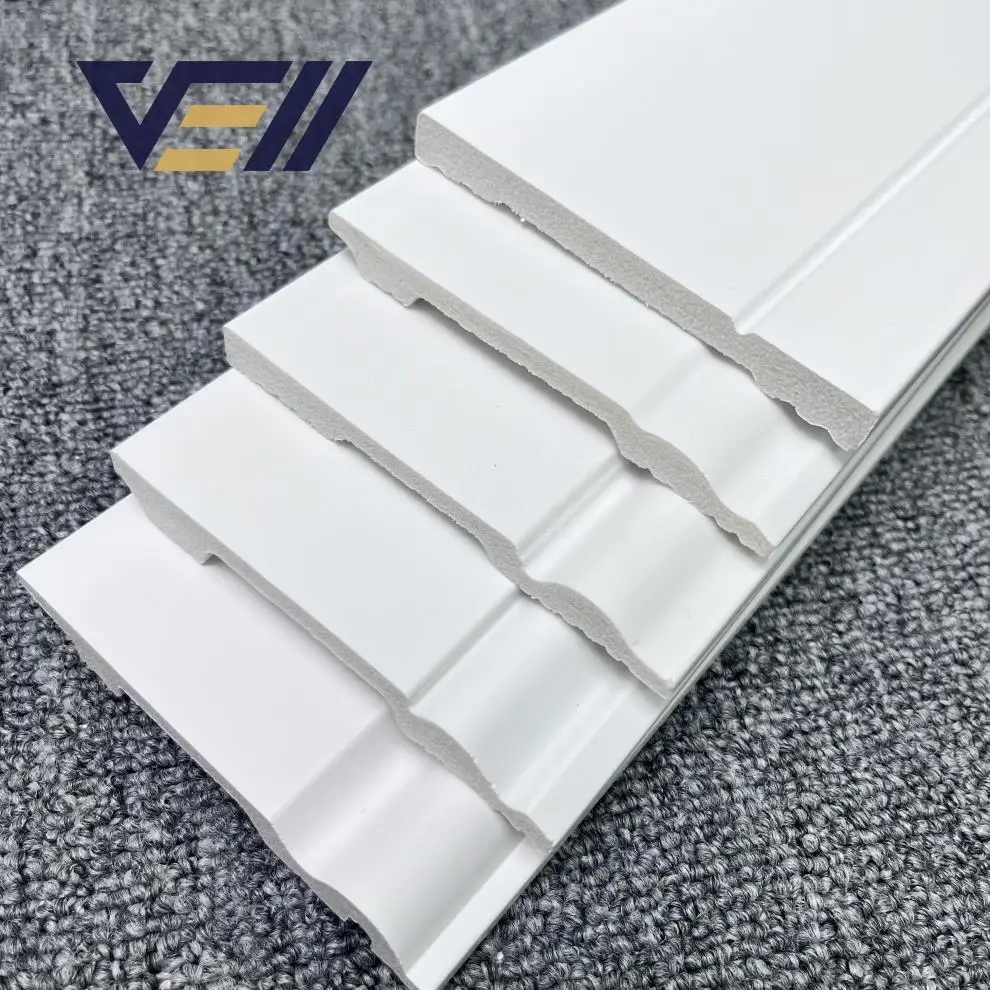 White Primed Pvc/ps Skirting Board Color Baseboard - Buy White Color Pvc Skirting,Ps Skirting Board