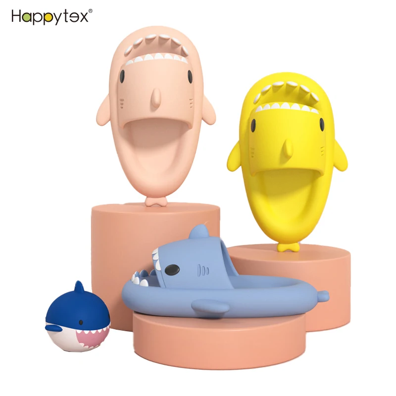 Custom Summer Baby Sharks Flip Flop Sandals Shoes EVA Thick Bottom Anti slip EVA Slipper Indoor Outdoor Thick Bottom Anti slip