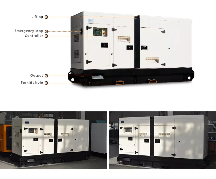 Silent/Open Type Electric Generator Volvo Penta 350kva 280kw Diesel Generator Set Volvo Generator 350 KVA Genset