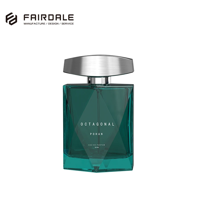 Высококачественный роскошный стеклянный флакон для духов объемом 100 мл, пустой флакон для парфюма с распылителем