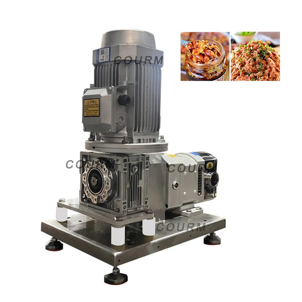 COURM Stainless Steel Lobe Pump Hygienic Rotor Pump Food Grade High Viscosity Liquid transfer pump