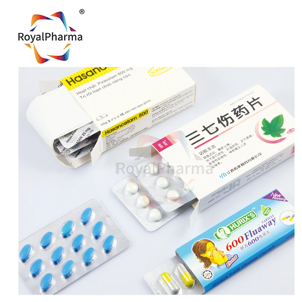 ZH120 RoyalPharma Horizontal Multivitamin Tablets Blister Automatic Cartoner