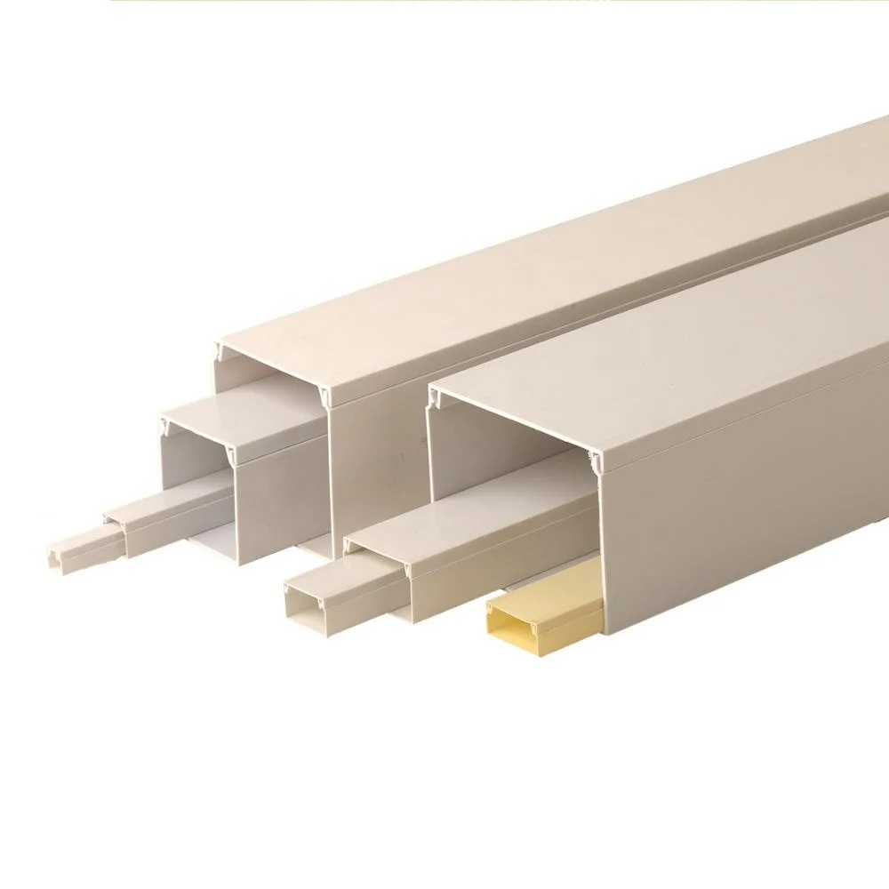 Made in China Halogen Zero PVC slotted Cable wire Raceway trunking