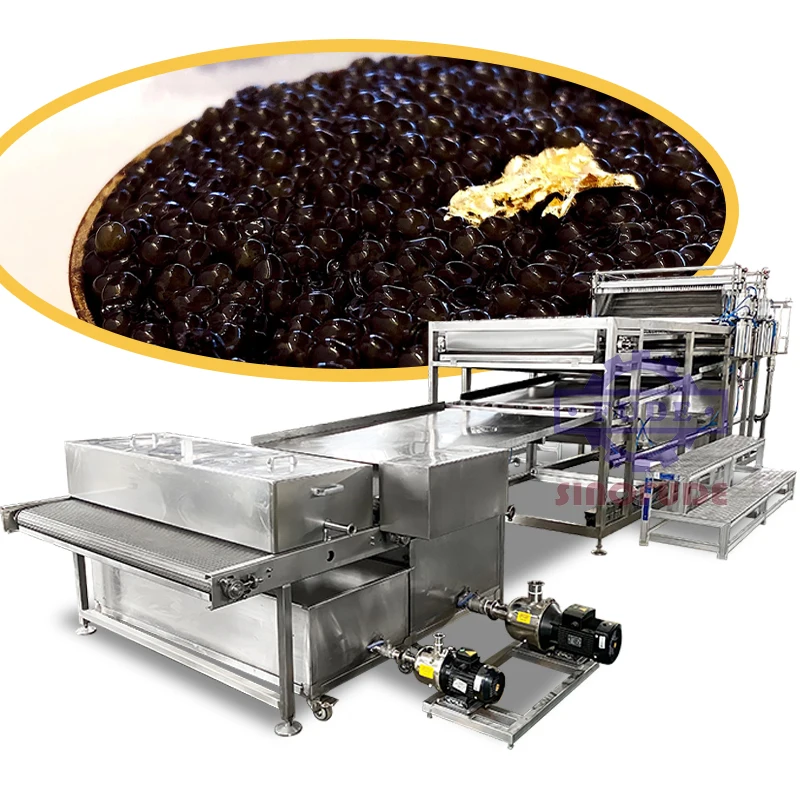 full automatic Taiwan popping boba depositing making machine for bubble tea pearls Simulation caviar production line