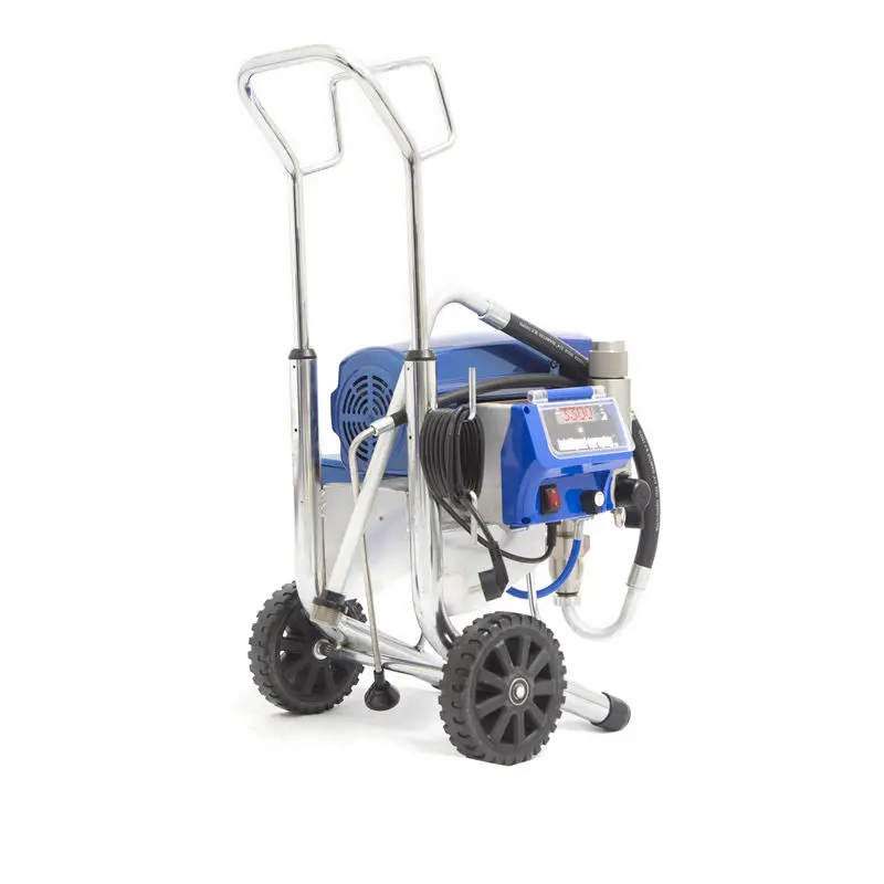 110-220V Electric Airless Paint Sprayer with Wheels 4.0 LMP Pump Manual Battery Powered Industrial Paint Spray Applications