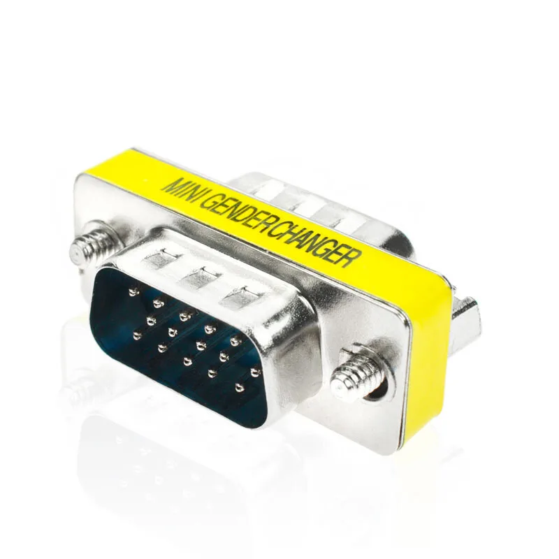 Magelei OEM оптовая продажа дешевая цена HD15 VGA штекер-штекер/гнездо M/M мини-переходник для ПК штекер/гнездо адаптер