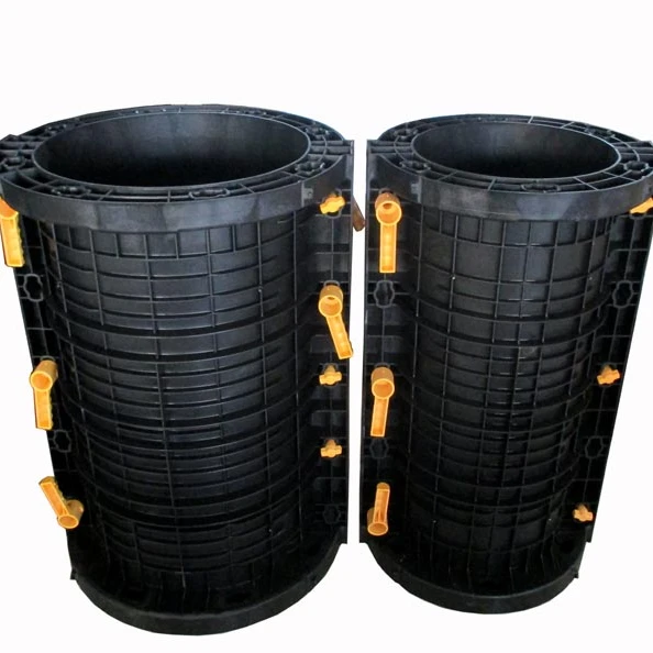 Concrete molds column adjustable circular plastic formwork