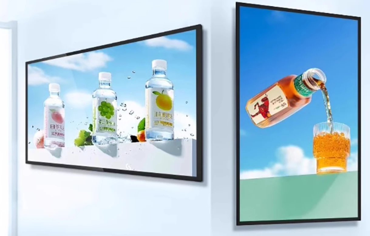 Wall mounted 21.5 inch 1080P Android Lcd Capacitive Interactive Advertising Display All In One Pc Touch Screen Monitor