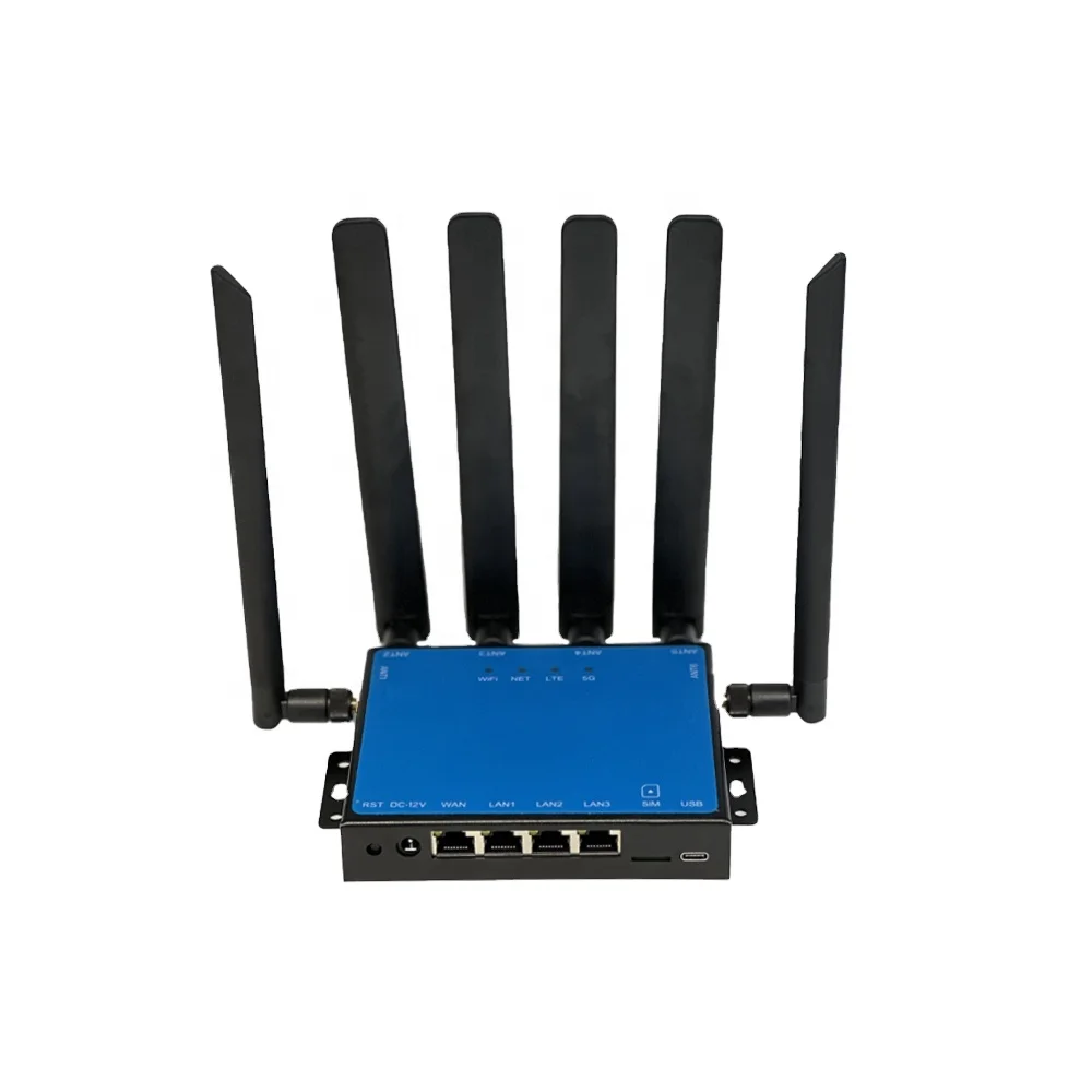 Beautiful appearance good sale high speed 5G wifi Router NR NSA SA LTE Band WIFI6 5G LTE router accept one SIM card