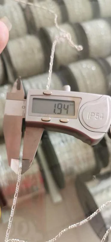 1 9 мм 2 3 4 5 твердый 925 Стерлинговое Серебро итальянский Фигаро двухцветная цепь в