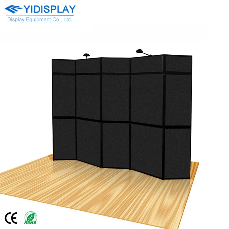 
Hot selling product custom folding panel display banner stand 