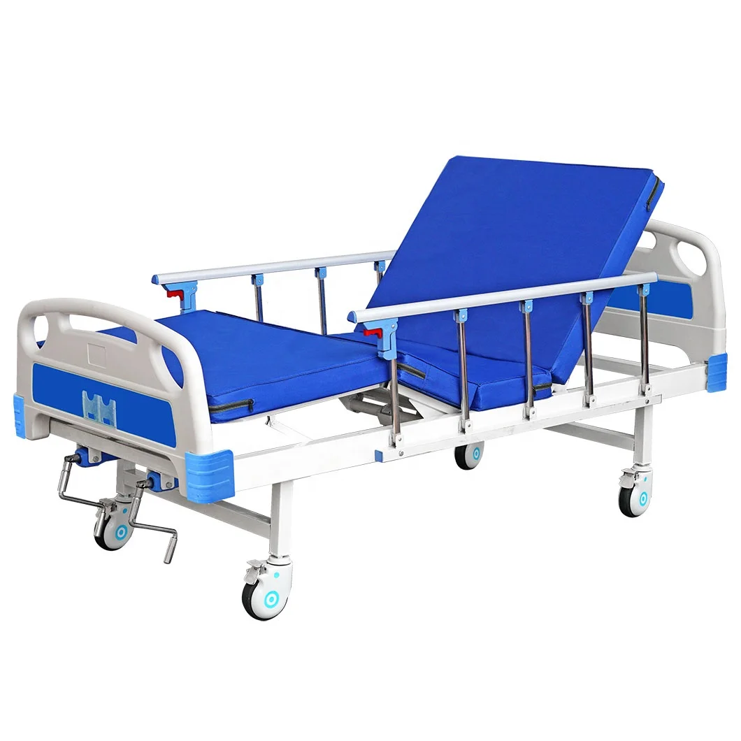 Other medical consumables good quality two crank mechanical medical bed for the hospital and clinic