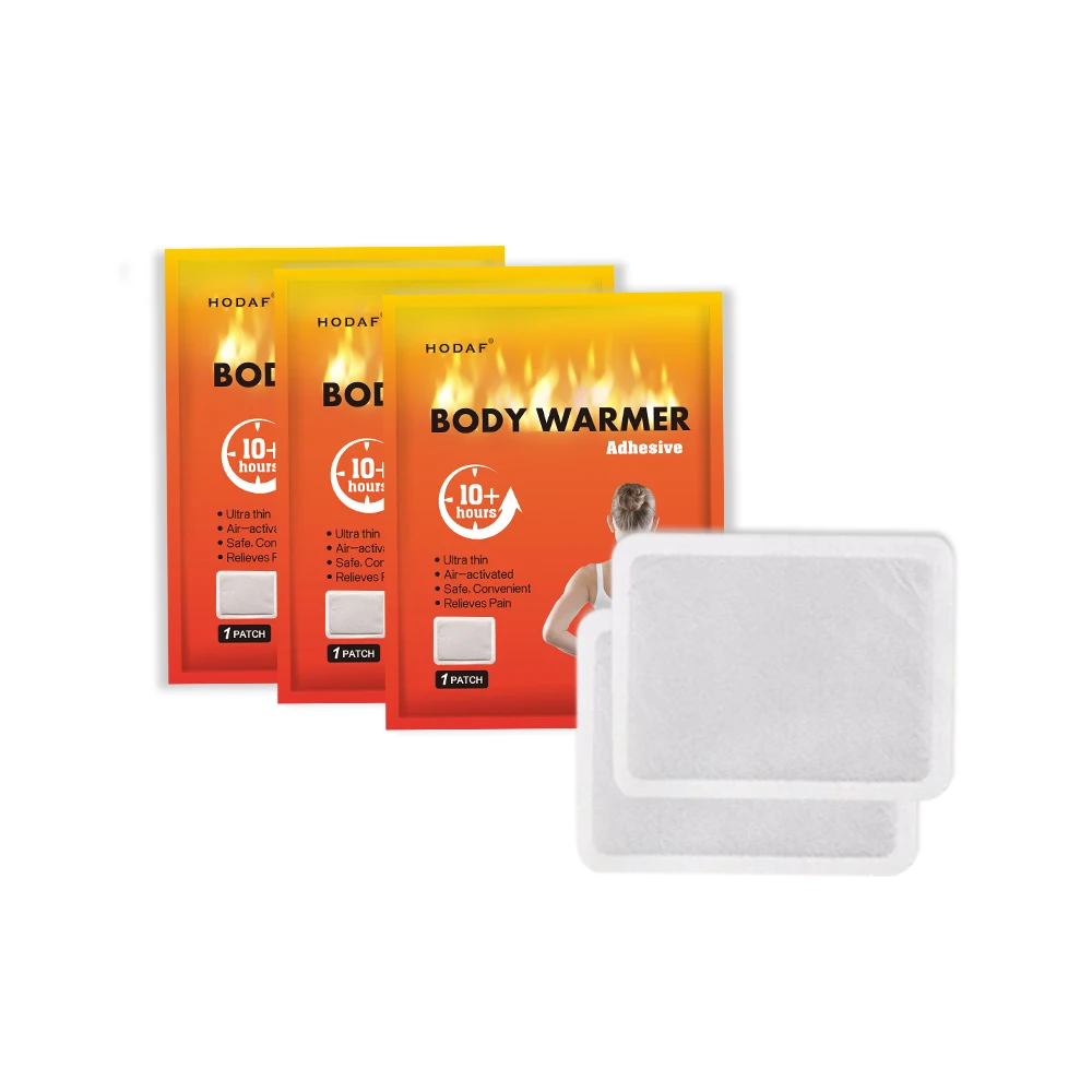Customized Portable Winter Instantly Body Heated Patch Adhesive Hot Hand Warmer Pad