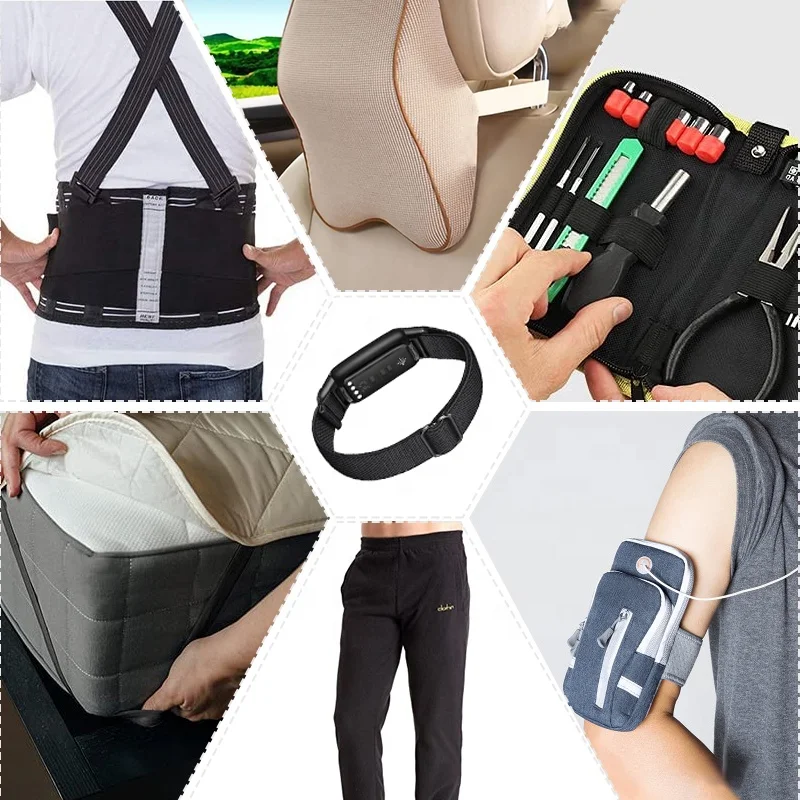 Factory Direct Commercial High Elasticity Elastic Band Strap Webbing Knitted Custom Elastic Tape For Bags Clothing