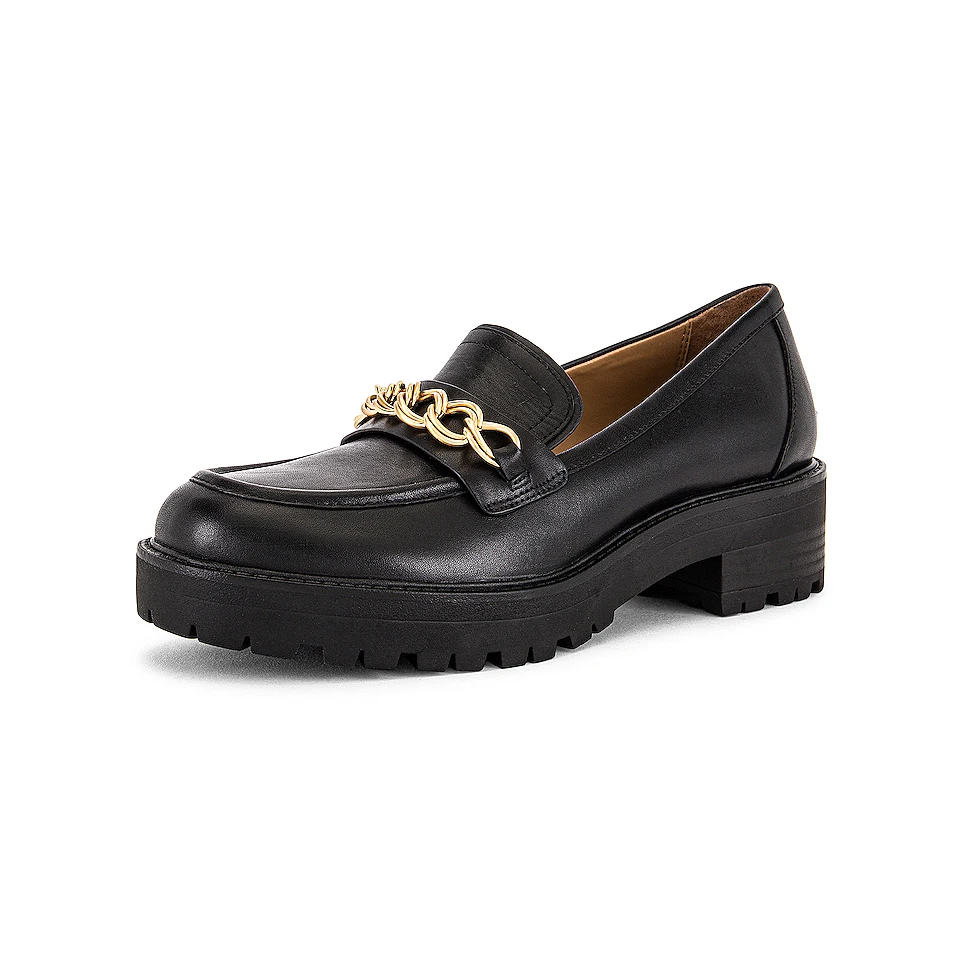 Professional custom new arrival new product girls cow leather loafers shoes