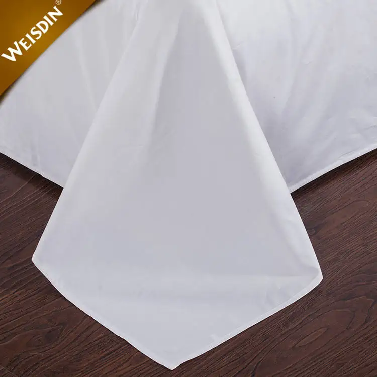 OEM Factoryhotel linen wholesale queen size cotton pure white bedsheet quilt comforter sets bedding luxury