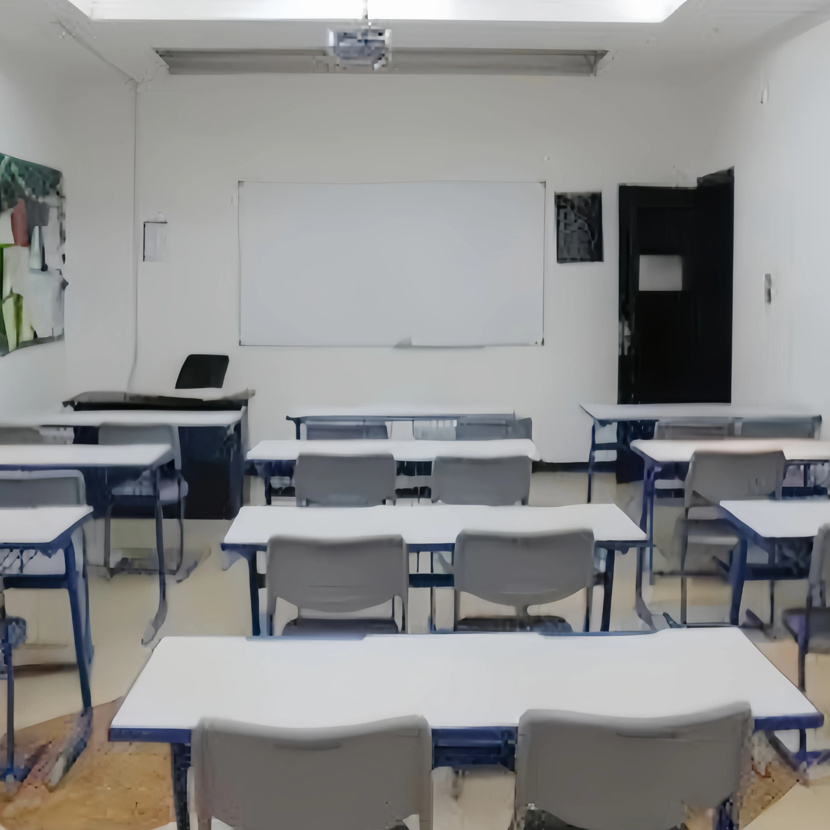 School Furniture Wholesale Classroom Double Table Chair Student Plastic Desk and Chair