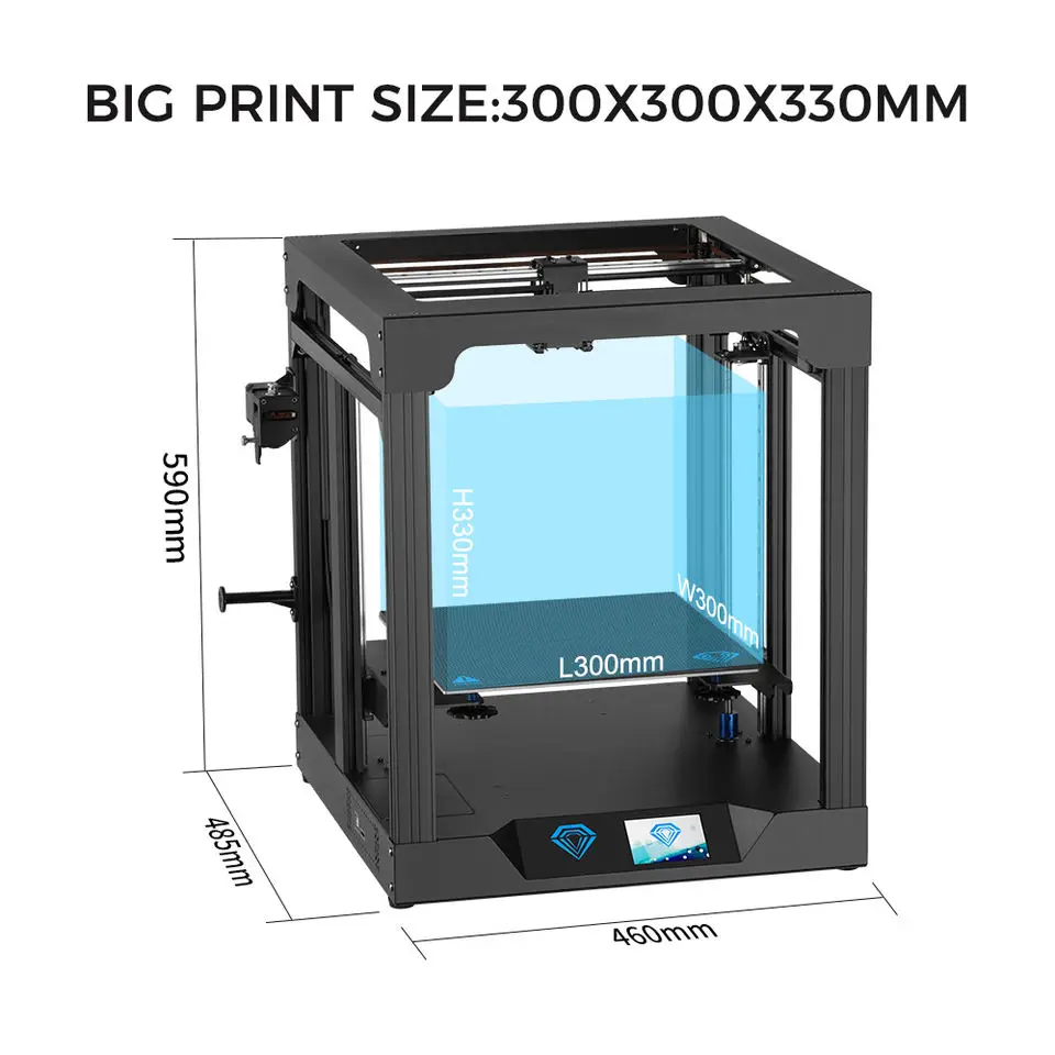 TWOTREES SP-5 V1.1 new upgra professional multi-function large size 3d printer