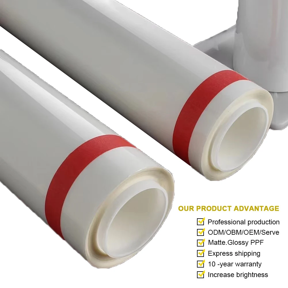 xp plus 8.5mil  Heat Repair Clear ppf Body sticker car paint protective film USA imported base TPU material Transparent Glossy