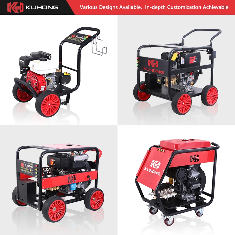 KUHONG 6.5 /7.0hp Engine Gasoline Power High Pressure Washer Water Pump High Pressure Cleaner
