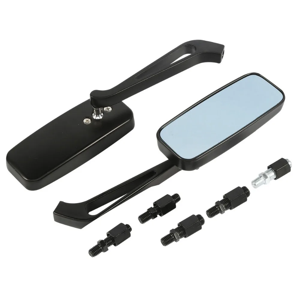 
8mm 10mm Motorcycle Rear view Side Mirrors for Harley Honda Yamaha Kawasaki Street Sports Bike Chopper Cruiser Universal 