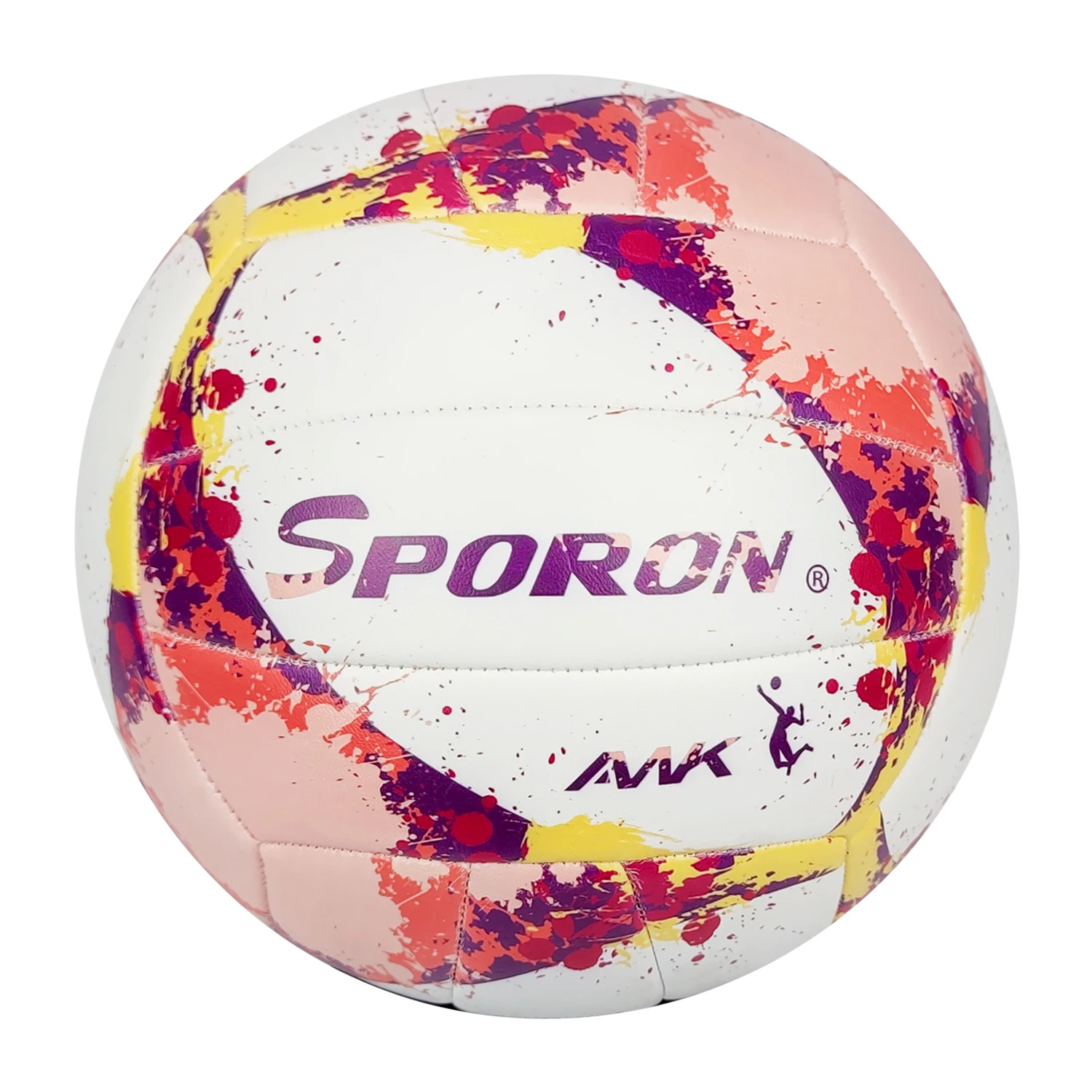 amazon hot selling Machine stitched foamed PVC volleyball size 5 4 3 2 1 custom personalized beach balls