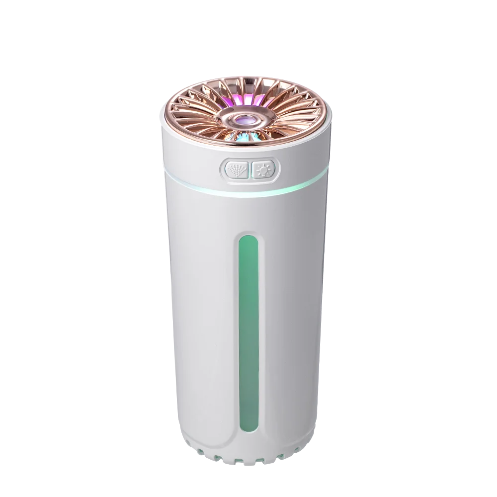 New Mini Car Aromatherapy Phantom Cup Humidifier Mute Portable USB Colorful Atmosphere Light Air Humidifier