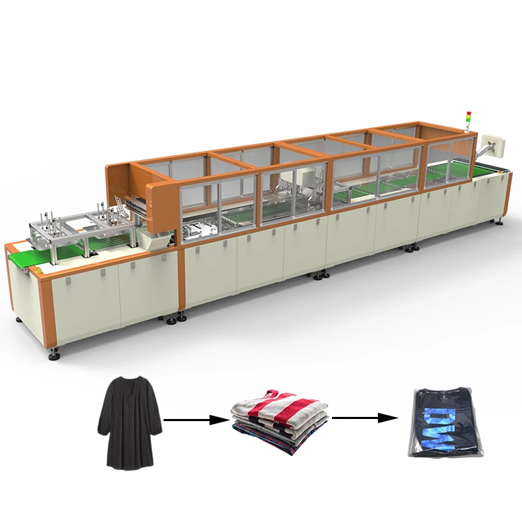 UBL Automatic Lady Clothes Women Clothing 2022 Folding and Packaging Machine