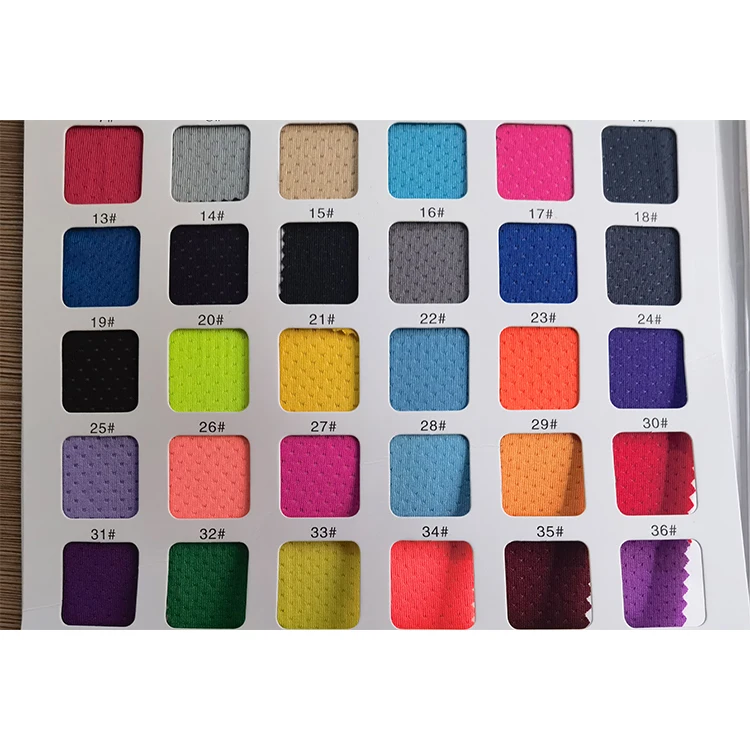 
Breathable Wicking High Quality Polyester Spandex Butterfly Mesh Sports Fabric For T-shirt Sportswear 