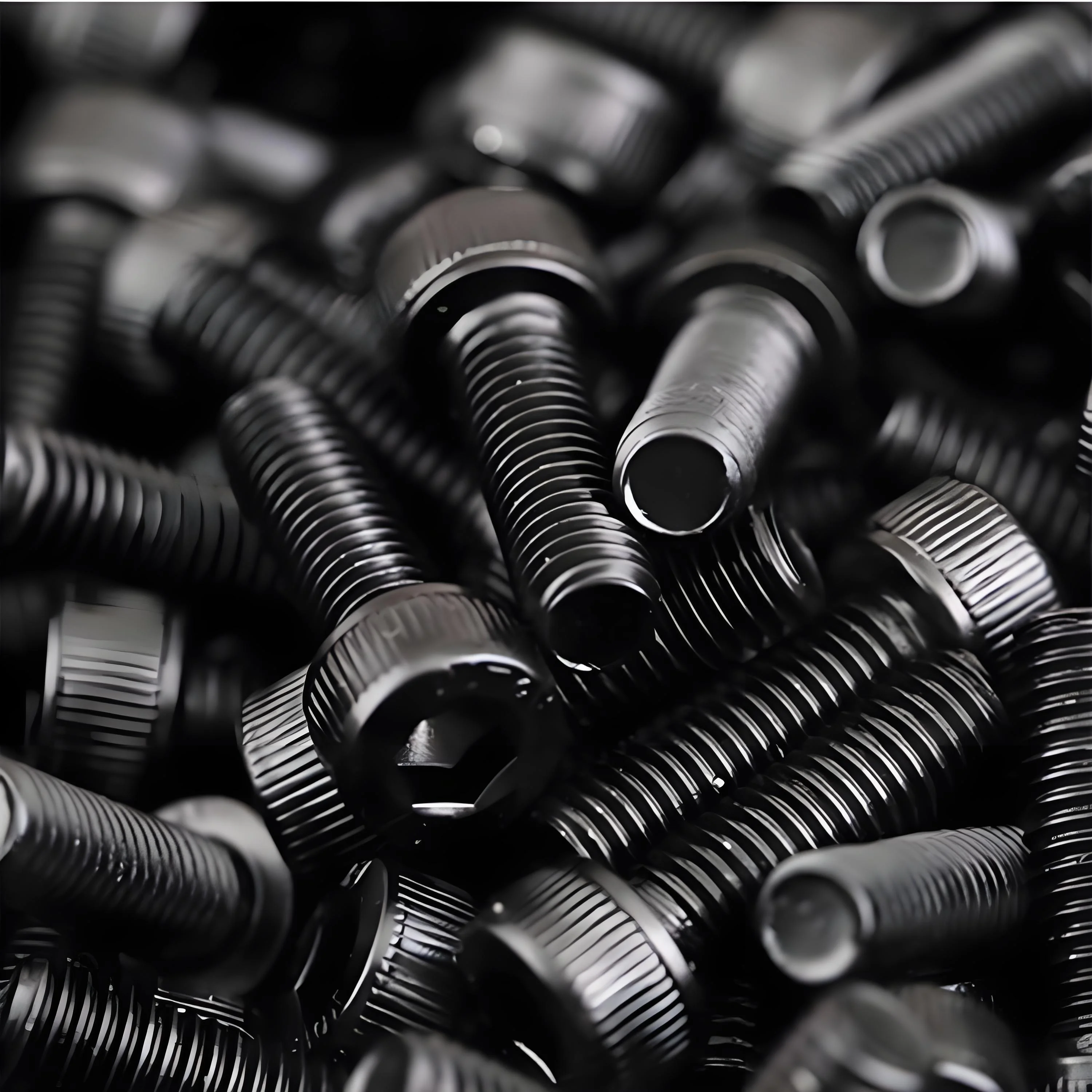 Grade 12.9 High-Strength Black Hexagon Socket Screw Carbon Steel with Cylinder Head Bolt-Manufacturer Direct Wholesales