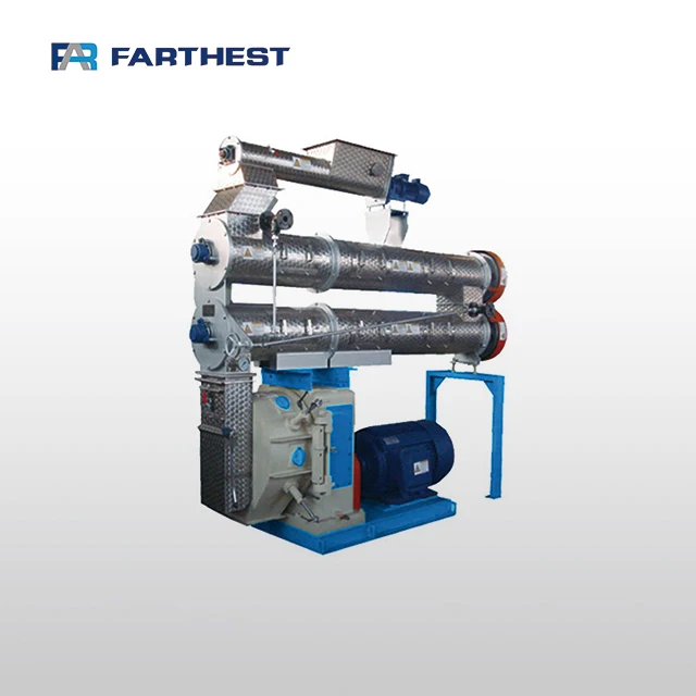 Changzhou Farthest Double Layer Feed Pellet Mill Machine For Fish Farm