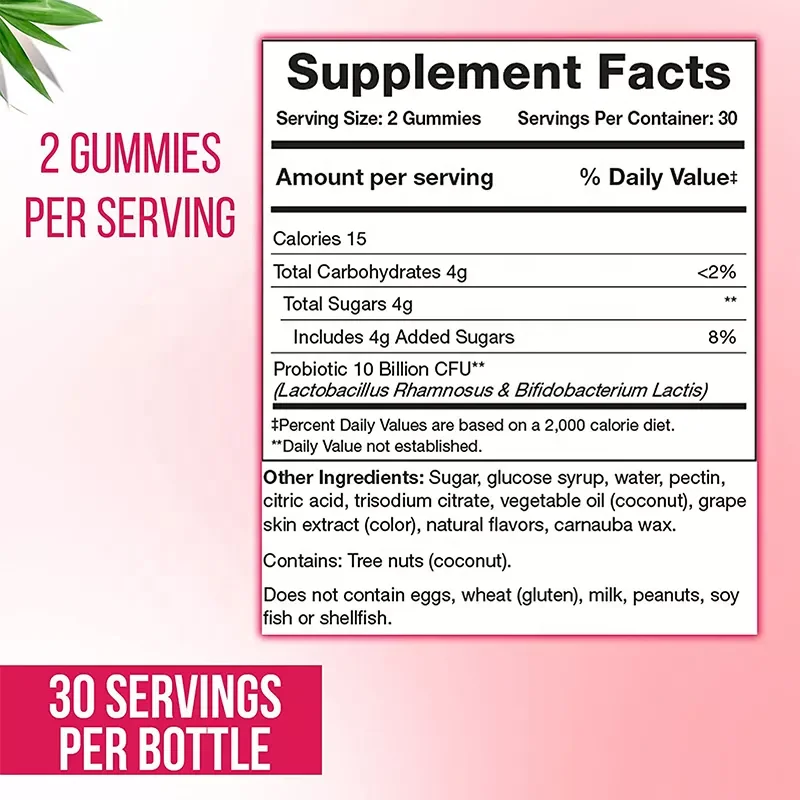 Собственная Марка пробиотиков для женщин забота о здоровье и сбалансированный пробиотик флоры влагалища