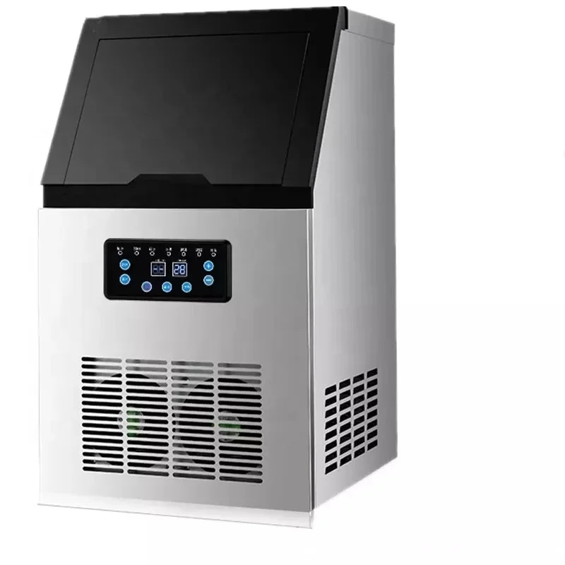 Ice Maker 60KG 70KG 80KG /24H  Ice Cube Making Machine Automatic Ice Maker