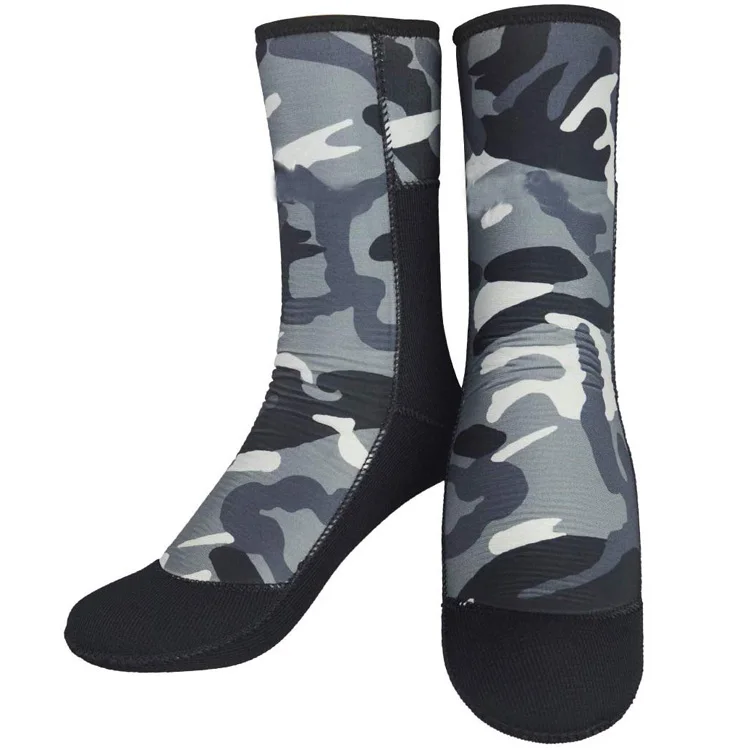 Diving Socks Adults 7mm Neoprene Socks Boots Surfing Swimming Beach Water Wetsuit Socks Boots Non-Silp Spearfishing Boots Shoes