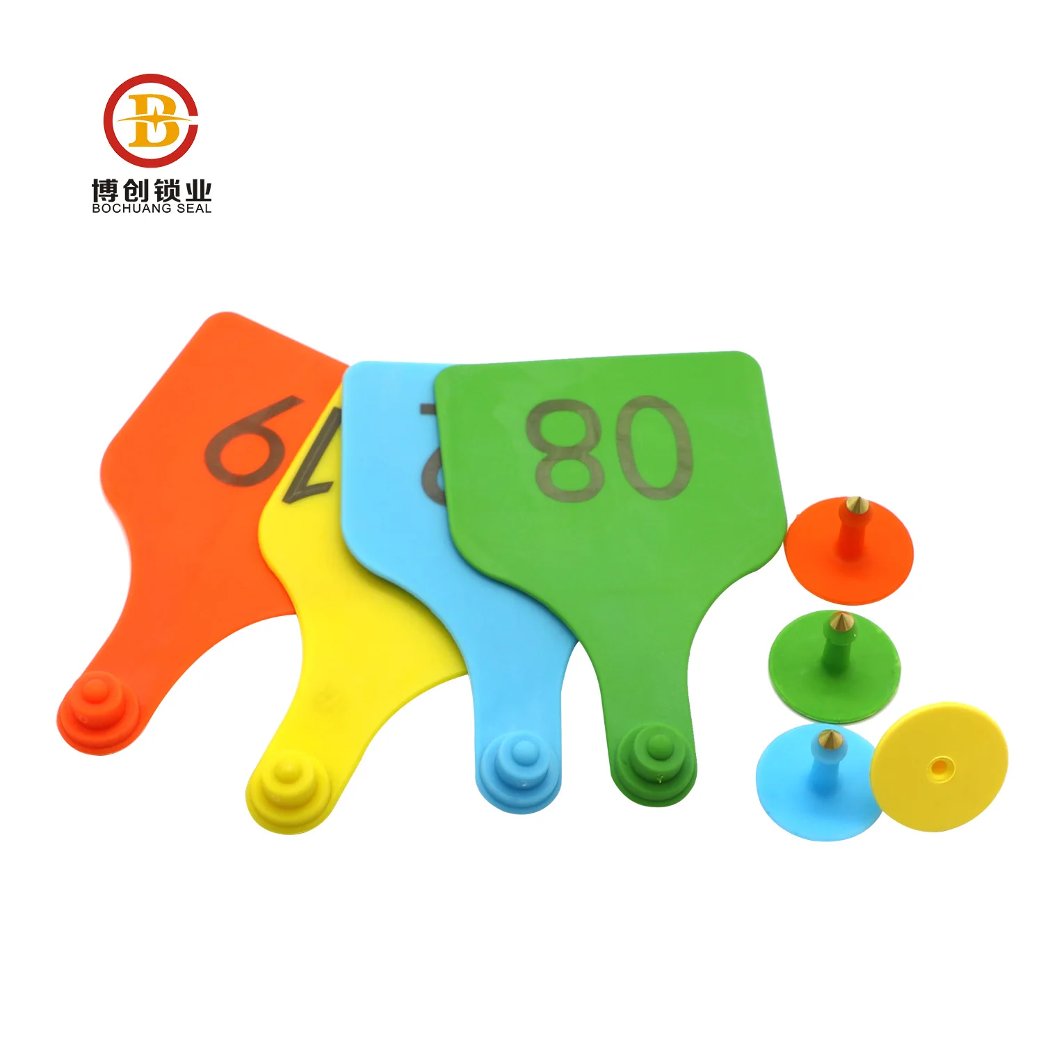 
Многоразовые Ушные бирки для животных, овец и крупного рогатого скота красного цвета 